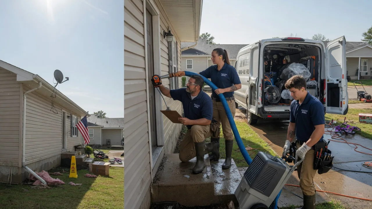 Ceiling Water Damage Restoration in Ralls, TX near me